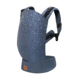 Marsupiu ergonomic Kinderkraft Nino, pana la 20 kg, Confetti Denim
