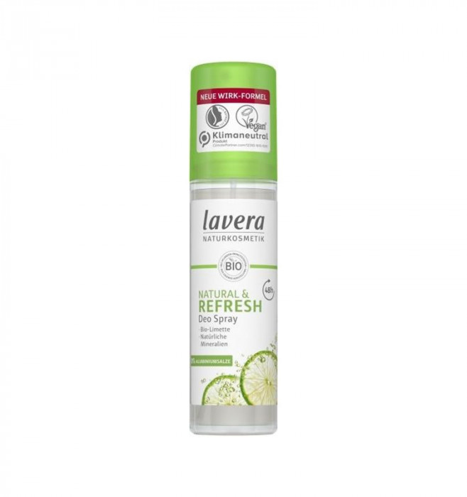 Deodorant Spray Refresh Bio 75 mililitri Lavera