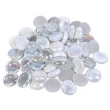 Pietre decorative transparente din sticla, 340 grame