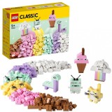 LEGO CLASSIC DISTRACTIE CREATIVA IN CULORI PASTELATE 11028