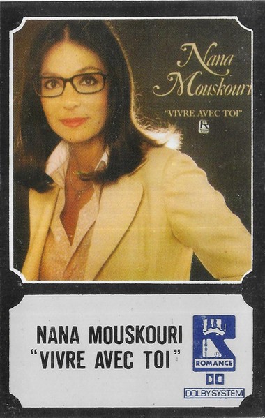 Casetă audio Nana Mouskouri &ndash; Vivre Avec Toi, originală