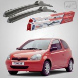 Cumpara ieftin Ștergătoare Toyota Yaris P1 Hatchback Japan 1999-2005 | Set Față Flat &ndash; TeamCar&reg;