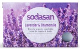 Sapun crema cu lavanda si musetel ecologic 100g Sodasan