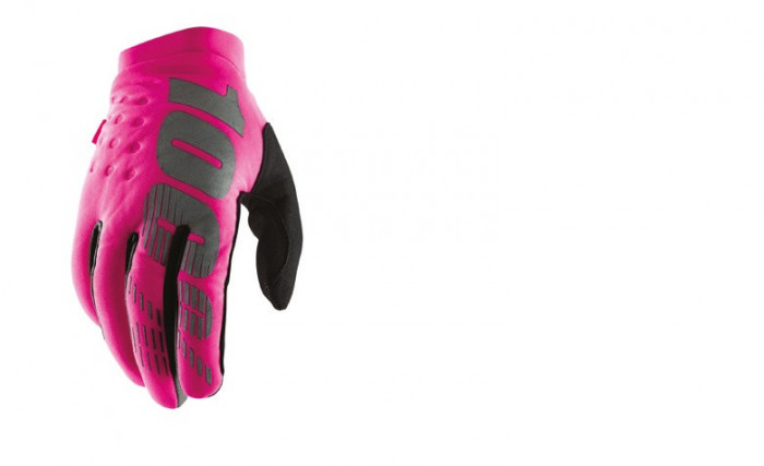 Manusi motocross 100% BRISKER culoare roz/negru marime XL Cod Produs: MX_NEW 33305737PE