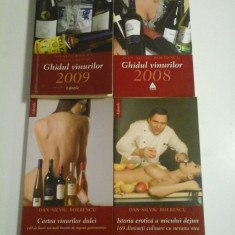 Istoria erotica a micului dejun * Ghidul vinurilor 2008 * Cartea vinurilor dulci * Ghidul vinurilor 2009 (4 volume) - DAN SILVIU BOERESCU