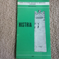 Histria Mihai Bucovala Muzeul de Istorie Nationala si Arheologie Constanta 1977