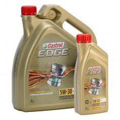 Set Ulei Motor Castrol Edge LL 5W-30 5L + Castrol Edge LL 5W-30 1L