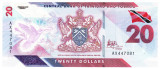 Trinidad &amp; Tobago 20 Dolari 2020 Polimer Seria AX447081