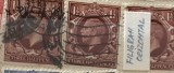 Timbre Anglia Interbelica TMB1GB serie/set/lot 2 valori 1.1/2penny