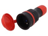 Conector AC Mamă 250V 16A Pe Cablu