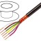 Cablu ecranat 6x0,5mm2 cupru negru