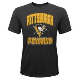 Pittsburgh Penguins tricou de copii All Time Great Triblend black - Dětsk&eacute; XL (14 - 16 let)