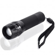 Lanterna tactical metalica cu LED si zoom, 2 trepte foto