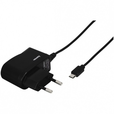 Incarcator HAMA, micro USB, 1 A, black foto