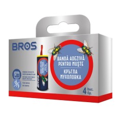 BROS 112 - banda adeziva pentru tantari si muste (tub) 4 buc/set