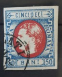 Romania 1869 - Carol l cu Favoriti,Lp.29