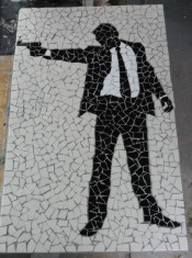 Tablou mozaic ceramica James Bond designinterior foto