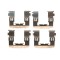 Set accesorii placute frana Subaru Forester (Sg ), Legacy 4 (Bl), Legacy 4 Estate (Bp), Outback (Bl, punte Fata, restrictii producator : Tokico, TRW
