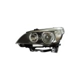 Far BMW Seria 5, 01.2007, Hella, fata, partea stanga, bi-xenon; transformarea sistemului de iluminat; tip bec D1S+H7+PY21W; electric; fara ballast;