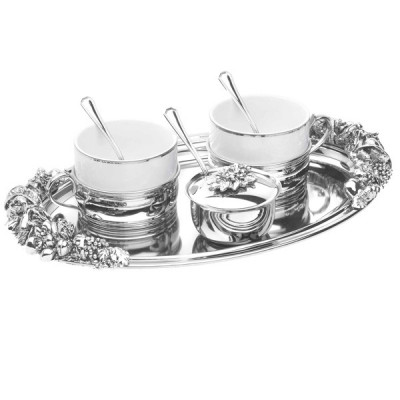 Set Argintat Cafea Larissa COD: 2856 foto