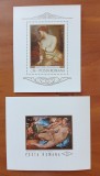 ROMANIA-"1969/71-NUDURI": 2COLITE"-MNH-Nestampil-Vezi-Scan