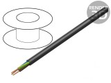Cablu Electric Negru H07RN-F 3G1mm2 450V/750V