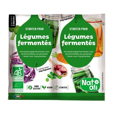 Starter pentru fermentare muraturi, bio, 2x 5g, Nat-ali foto