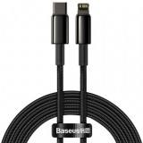 Cablu alimentare si date Baseus Tungsten Gold CATLWJ-01, USB Tip C - Lightning