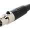 Mufă XLR Mini Mamă 6P pe Cablu 1,2A 0,38mm&sup2; Drept