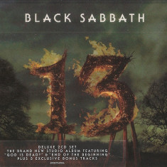 CD dublu Black Sabbath - 13 (2013) Deluxe Edition 2 CD set 3D Cover