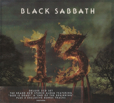 CD dublu Black Sabbath - 13 (2013) Deluxe Edition 2 CD set 3D Cover foto