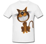 Cumpara ieftin Tricou &quot; Cat with big teeth &quot;