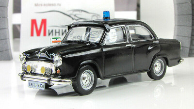 Macheta Hindustan Ambassador - POLICE INDIA Masini de Politie scara 1:43 foto