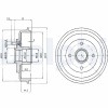 DELPHI BF402 Tambur frana