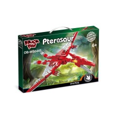 Set de constructie pentru copii, Dinozaur Pterozaur, 314 piese, +8 ani