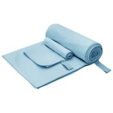 vidaXL Set de Prosoape Sport Altele albastru țesătură 42011495