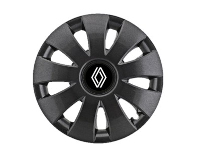 Set 4 Capace Roti Autohelix MSA&amp;reg; potrivite jantelor de 15 inch, pentru Renault Nou model Aura Black foto