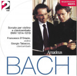 Box 2CD Bach, Francesco D&#039;Orazio &ndash; Sonate Per Violino E Clavecimbalo, original, CD, Clasica