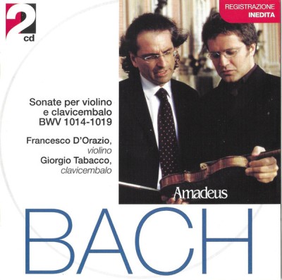 2CD Bach, Francesco D&amp;#039;Orazio &amp;ndash; Sonate Per Violino E Clavecimbalo, original foto