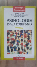 Psihologie sociala experimentala- W.Doise, J.C.Deschamp, G.Mugny foto