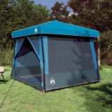 vidaXL Set Cort pentru Camping 2 pcs albastru Tafetă și Material 3337172