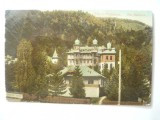 Ilustrata Slanic Moldova circulata 1908 Vila Bobinca Ed. Maier &amp; Stern