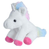 Jucarie de plus Unicorn Alb, 13 cm, Wild Republic