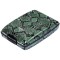 Portofel din aluminiu Oyster de la Tru Virtu - Green Python Special Edition