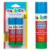 Set Lipici Carioca, Glue Stick, Capacitate 20g, 2 Bucăți, Fără Solvenți, Fără Reziduuri, Multicolor