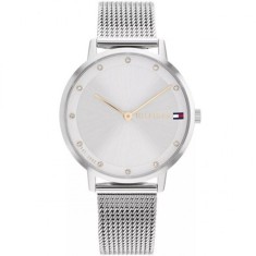 Tommy Hilfiger Pippa 1782665, Ceas de Damă cu Argintiu Brățară Metalică