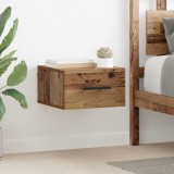 vidaXL Dulap de noapte Lemn vechi 35 x 35 x 20 cm Lemn compozit