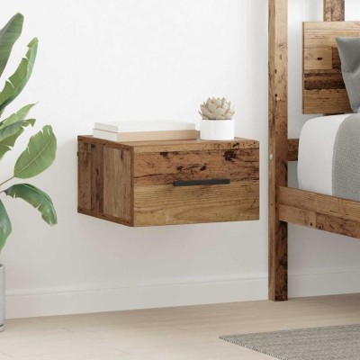 vidaXL Dulap de noapte Lemn vechi 35 x 35 x 20 cm Lemn compozit 882418 foto