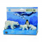 Collecta - Set 4 figurine pictate manual Ursi polari si pinguin
