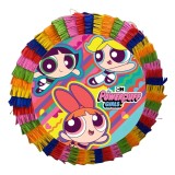 Piniata pentru petreceri, 35 cm, multicolora, model PowerPuff Girls, umplutura inclusa